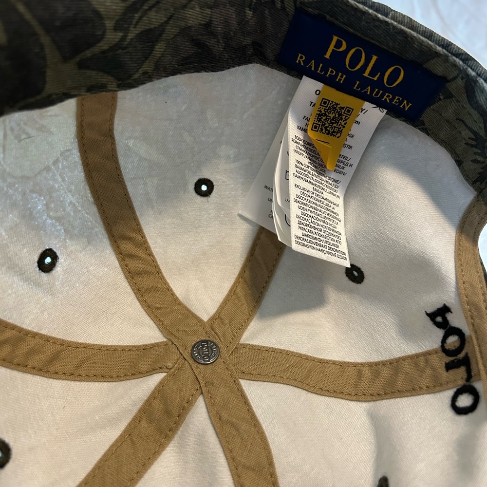 Ralph Lauren Olive Patterned Cap - image 5